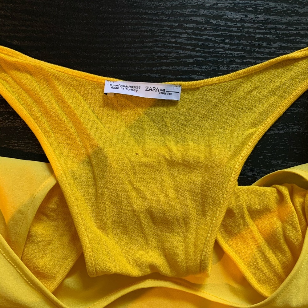 ✈️Yellow Racerback Top - Picture 3 of 3